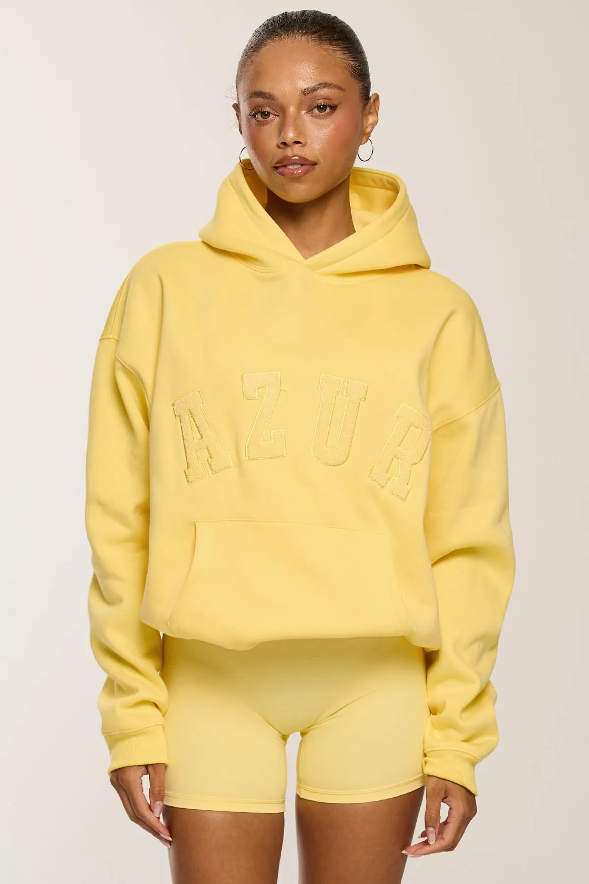 CLOUD HOODIE - BUTTER YELLOW - AZUR sold by Azur Fit product image thumbnail 2