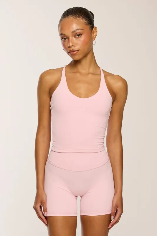 CLASSIC FIT HALTER TANK - BLUSH sold by Azur Fit