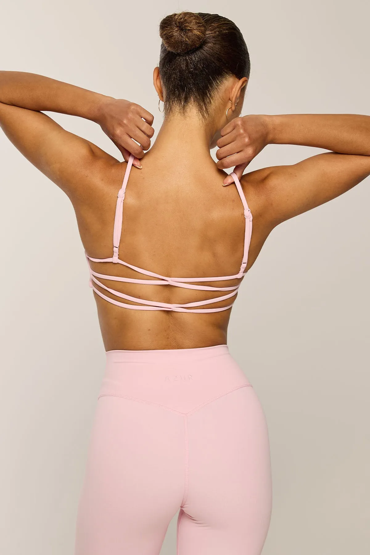 CLASSIC FIT BAREBACK BRA - BLUSH sold by Azur Fit product image thumbnail 2