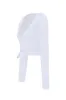 CLASSIC FIT WRAP TOP - WHITE sold by Azur Fit