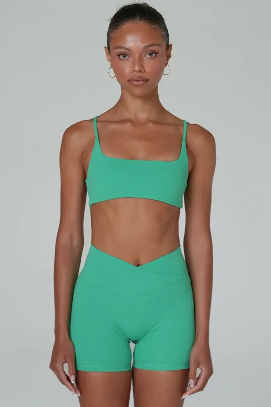 CLASSIC FIT CROSS WAIST SHORTS - PALM sold by Azur Fit