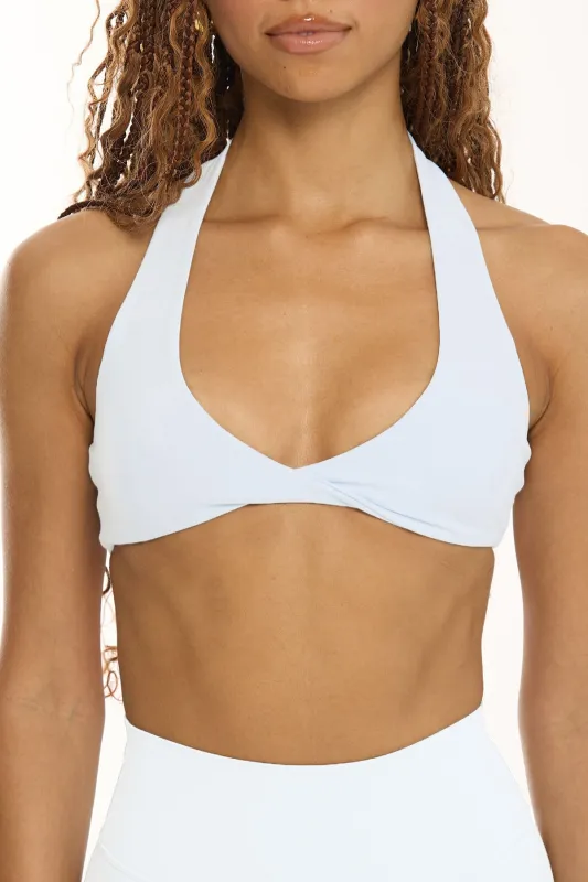 CLASSIC FIT TWIST BRA - WHITE sold by Azur Fit
