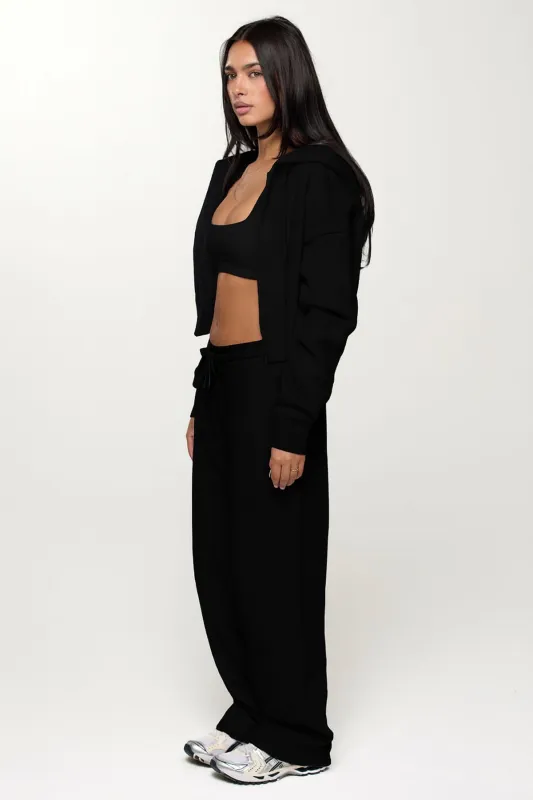 CLOUD STRAIGHT SWEATPANTS - ONYX sold by Azur Fit