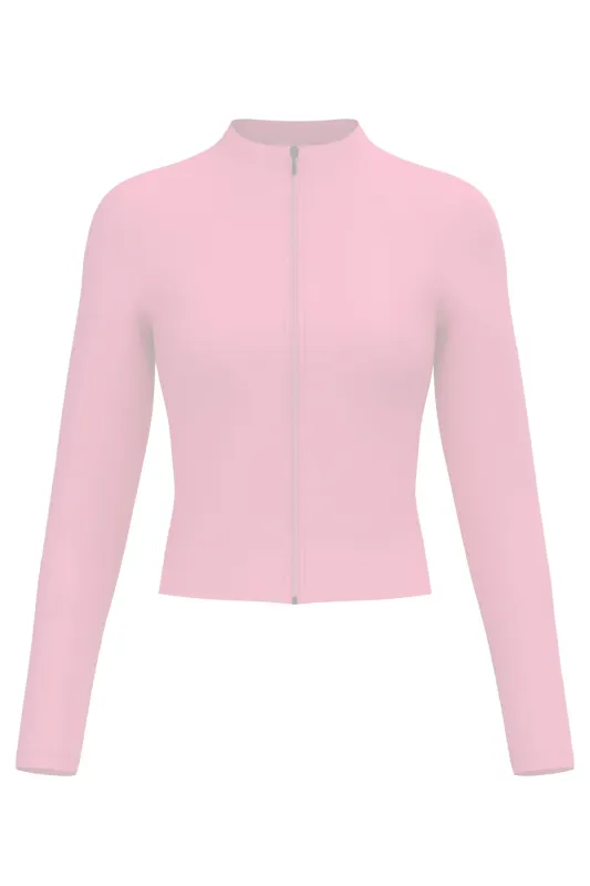 CLASSIC FIT ZIP UP - BLUSH sold by Azur Fit