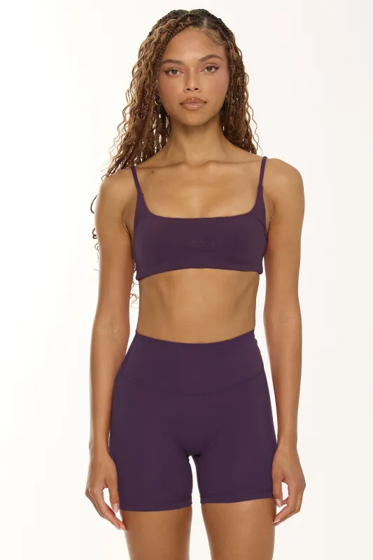 CLASSIC FIT BIKE SHORTS 5" - BLACK PLUM sold by Azur Fit