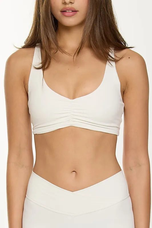 CLASSIC FIT KNOT BRA - OAT sold by Azur Fit