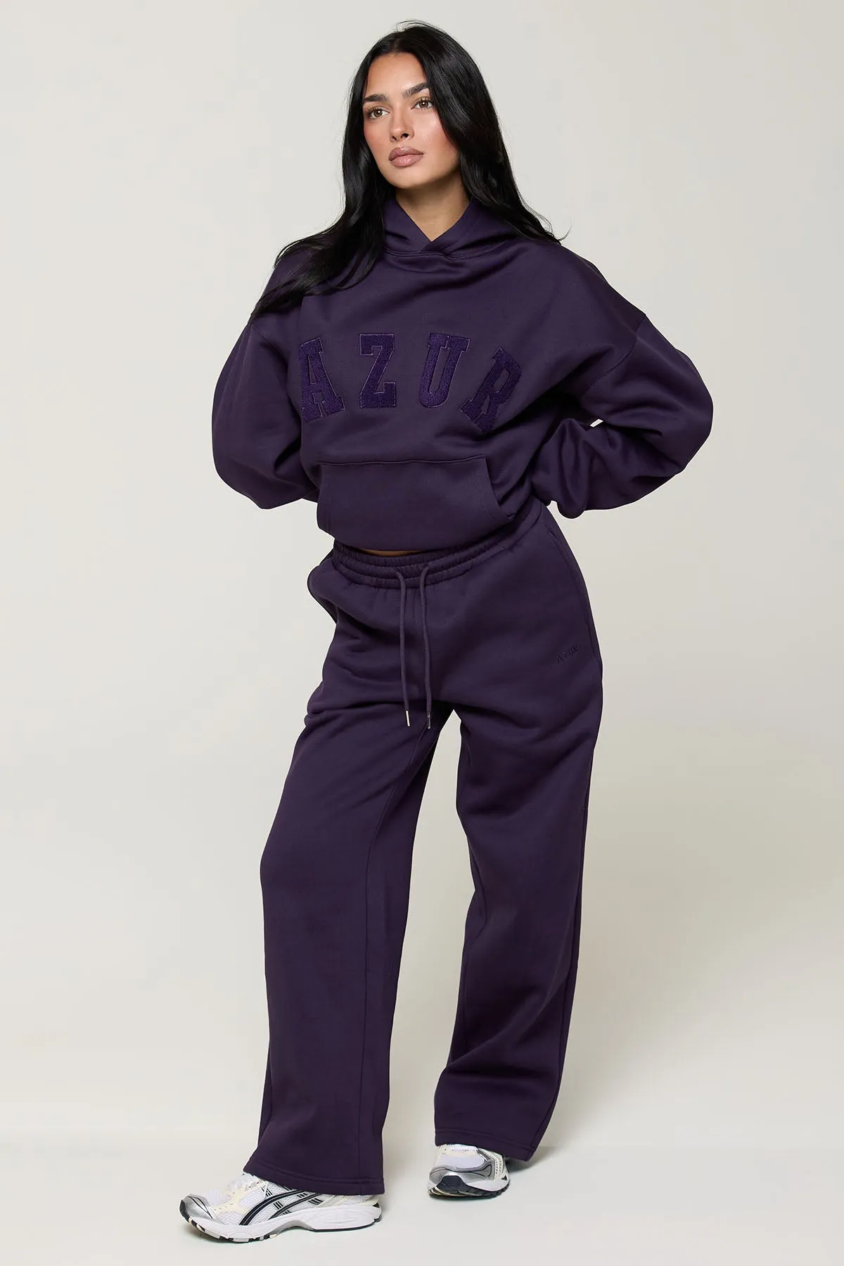 CLOUD HOODIE - BLACK PLUM sold by Azur Fit product image thumbnail 5