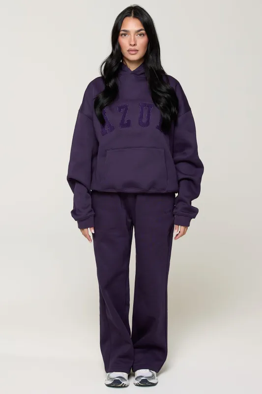 CLOUD HOODIE - BLACK PLUM sold by Azur Fit