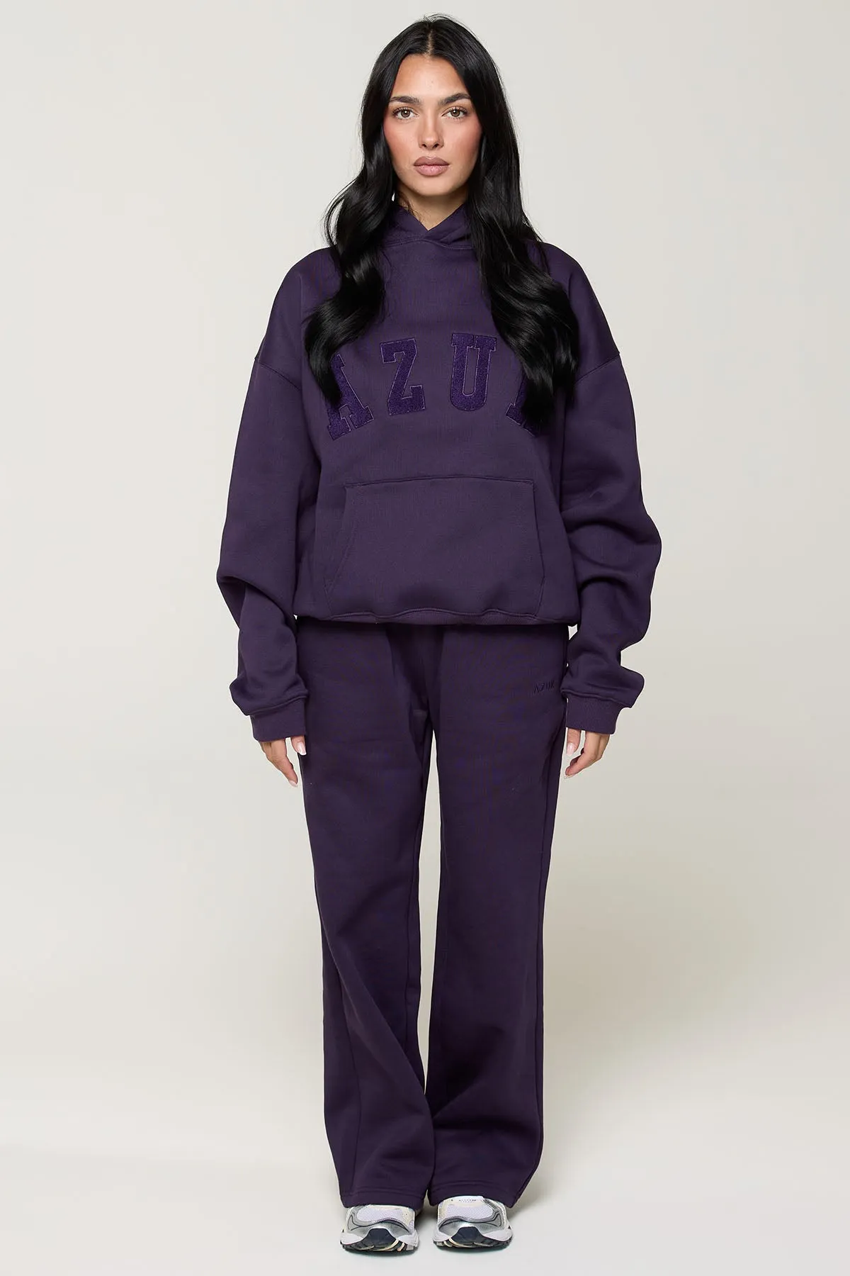 CLOUD HOODIE - BLACK PLUM sold by Azur Fit