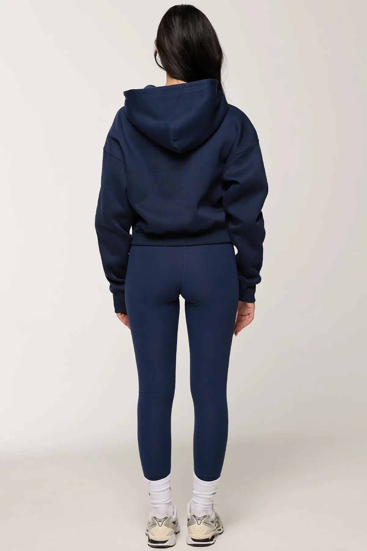 CLOUD CROPPED ZIP UP - LAKE sold by Azur Fit product image thumbnail 4