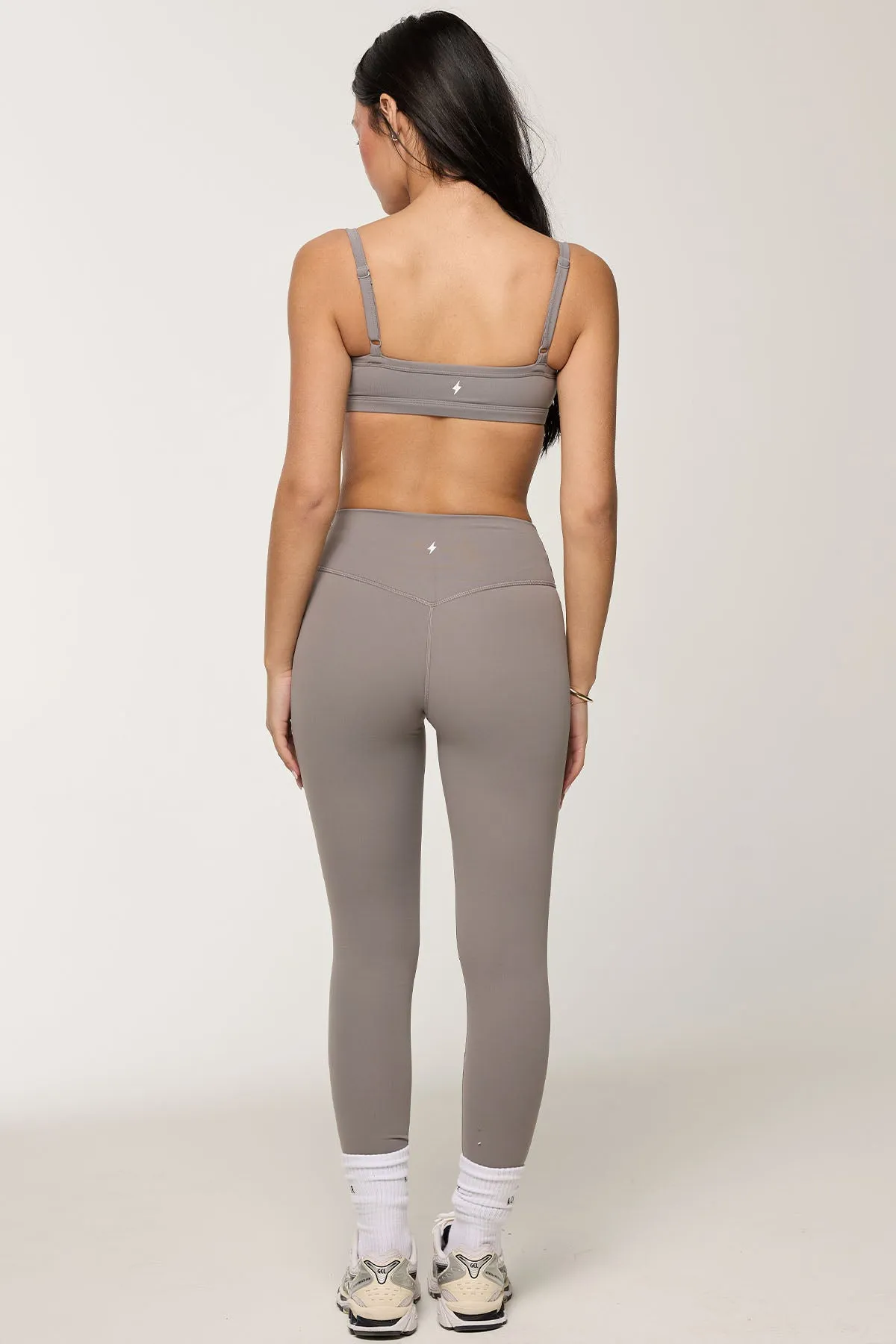 CLASSIC FIT CROSS WAIST LEGGINGS - DOVE sold by Azur Fit product image thumbnail 2