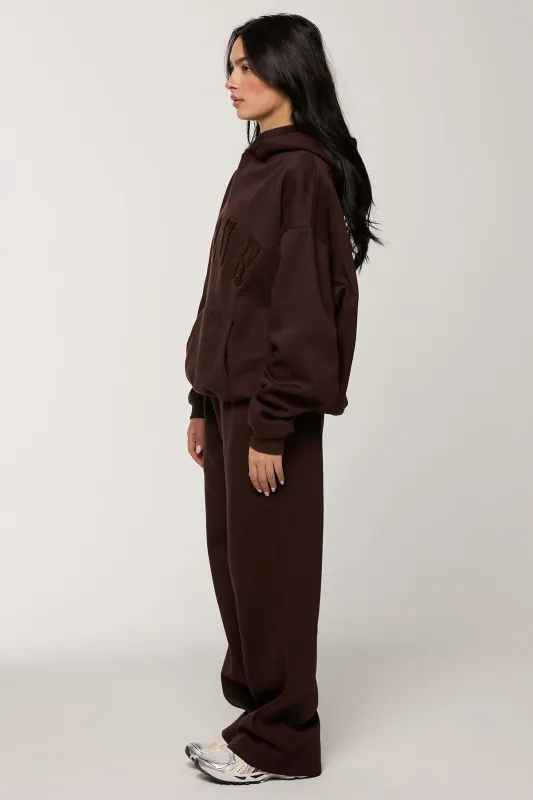 CLOUD STRAIGHT SWEATPANTS - BLACK COFFEE sold by Azur Fit