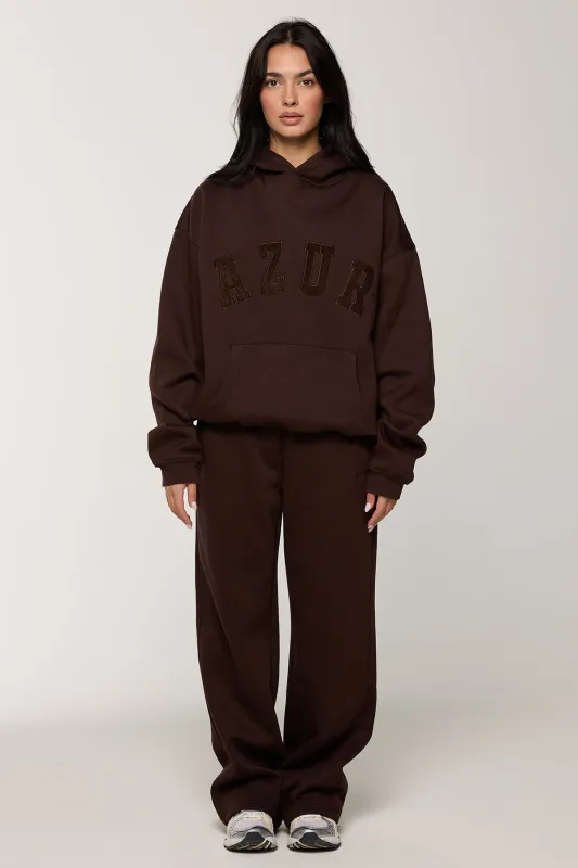 CLOUD HOODIE - BLACK COFFEE - AZUR sold by Azur Fit