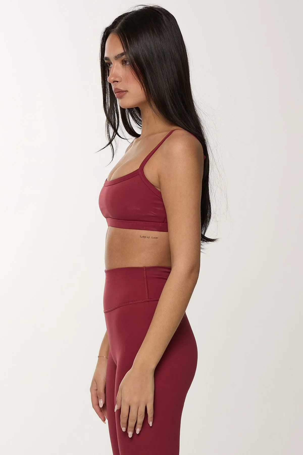 CLASSIC FIT BASE BRA - CHERRY NOIR sold by Azur Fit product image thumbnail 3