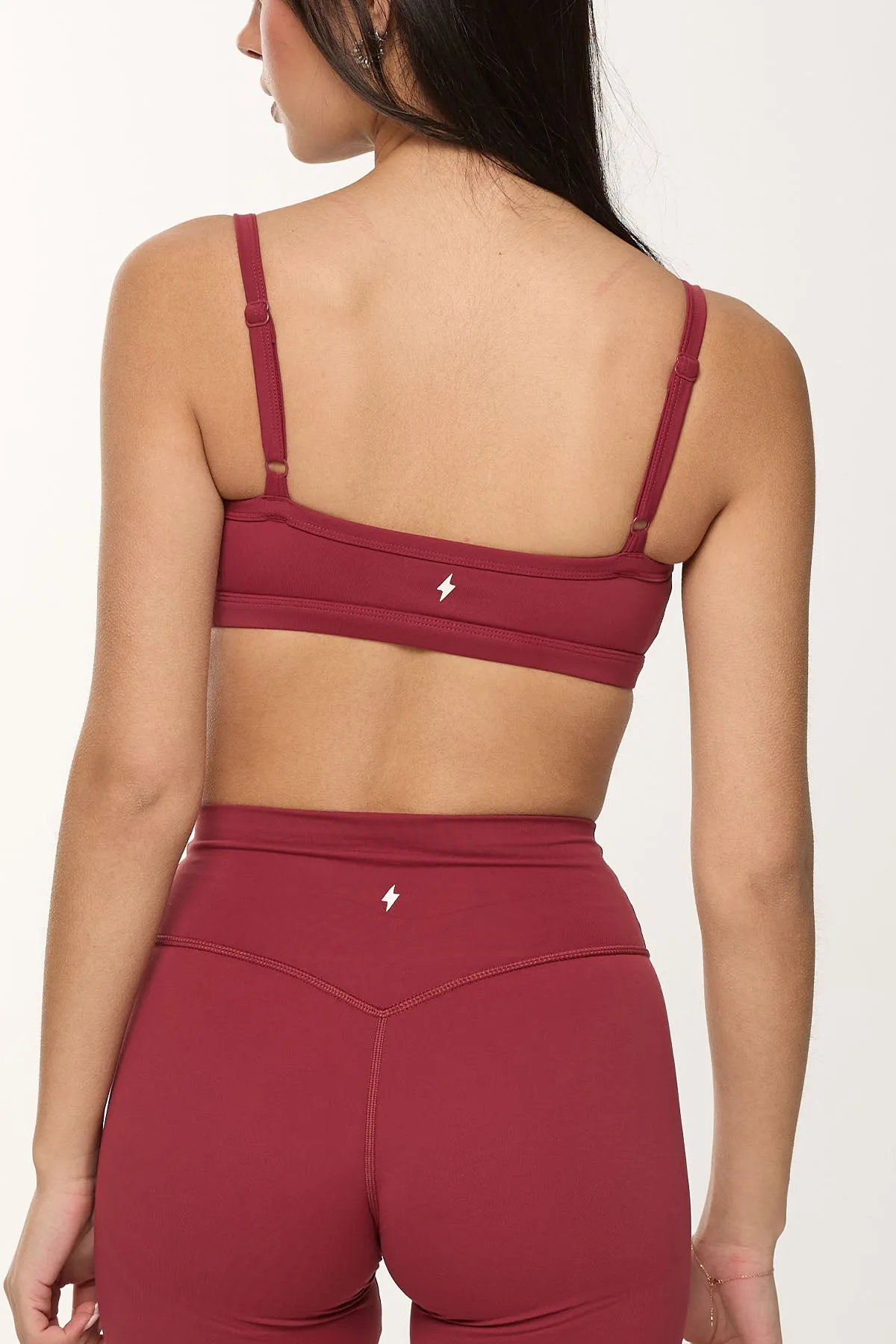 CLASSIC FIT BASE BRA - CHERRY NOIR sold by Azur Fit product image thumbnail 4