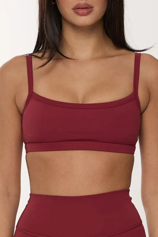 CLASSIC FIT BASE BRA - CHERRY NOIR made by Azur Fit