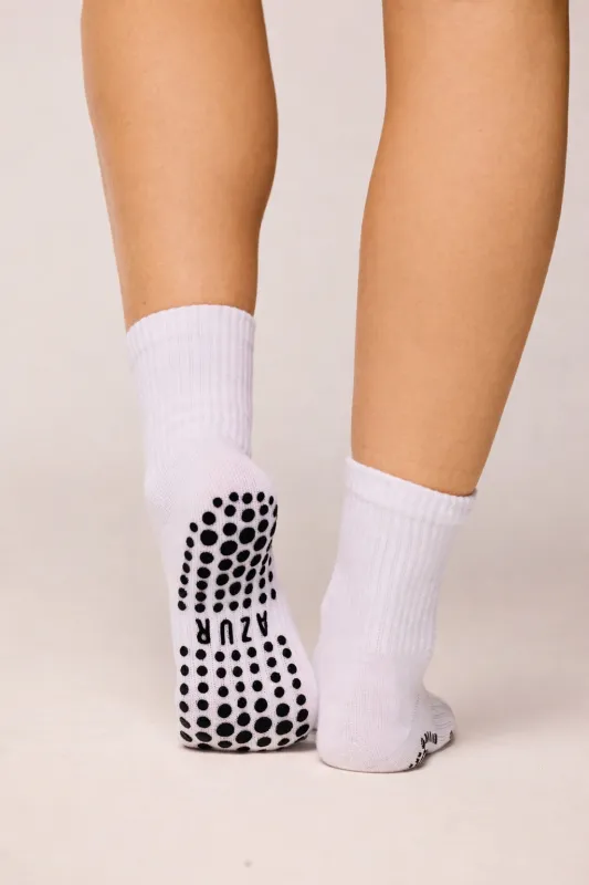 GRIP SOCKS - BLACK ONYX made by Azur Fit
