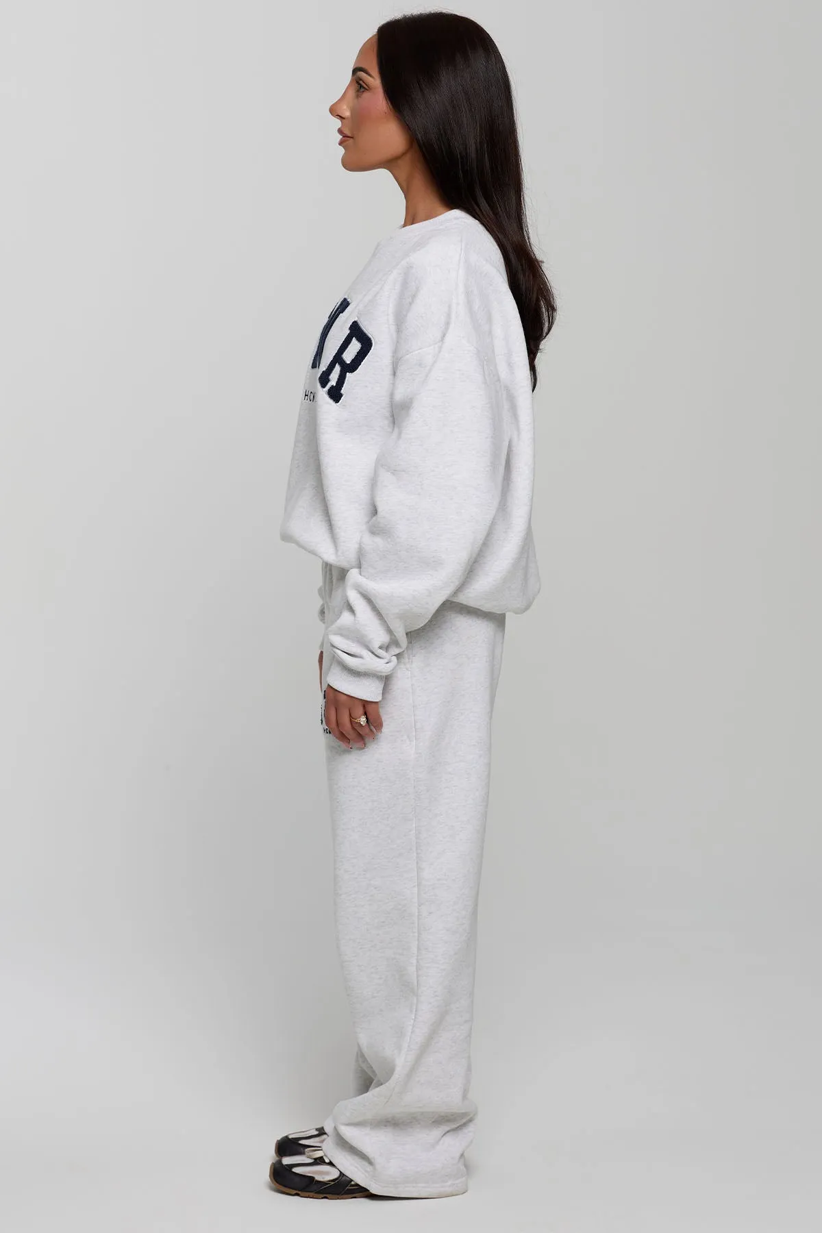 CLOUD HOMEBODY CREW NECK - HEATHERED GREY sold by Azur Fit product image thumbnail 5