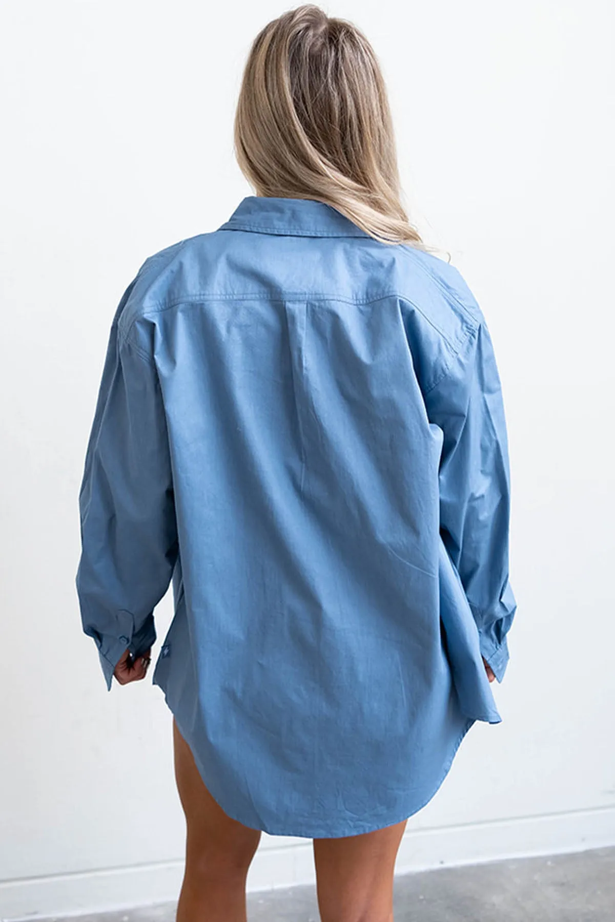 COTTON BUTTON DOWN - DUSK sold by Azur Fit product image thumbnail 2