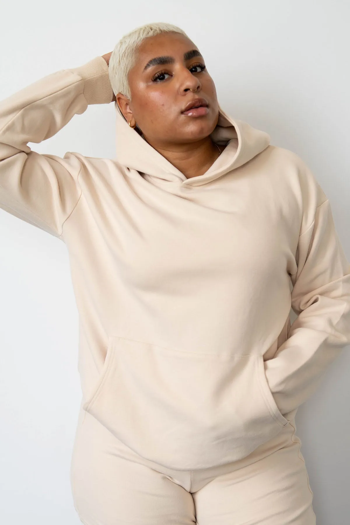 HOODIE - CREAM sold by Azur Fit