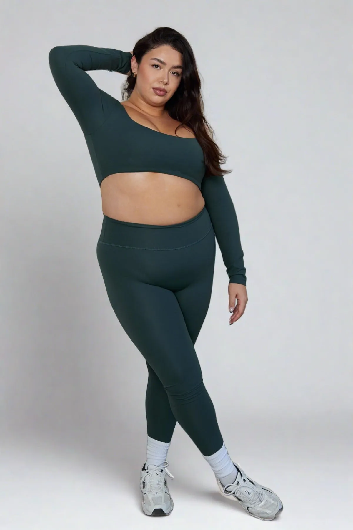 CLASSIC FIT LEGGINGS - PINE sold by Azur Fit product image thumbnail 3