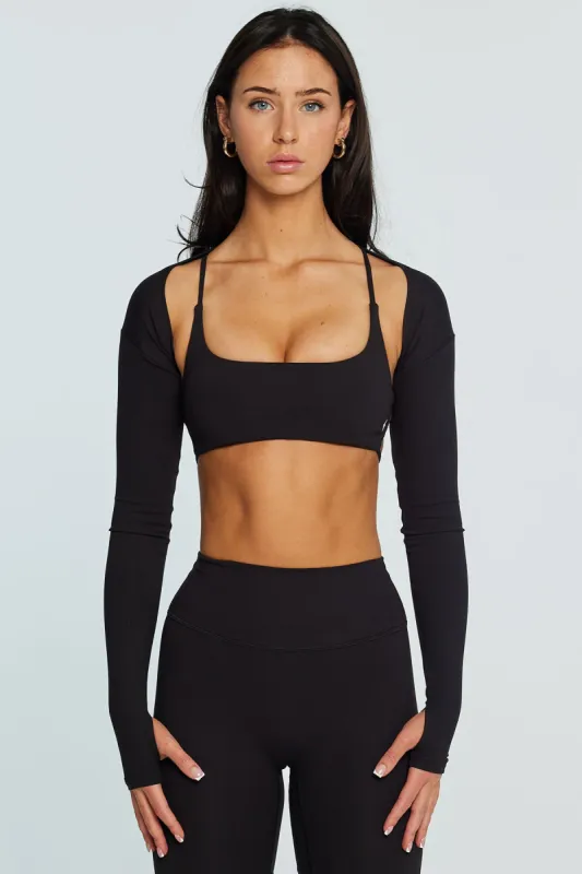 CLASSIC FIT SHRUG - ONYX sold by Azur Fit
