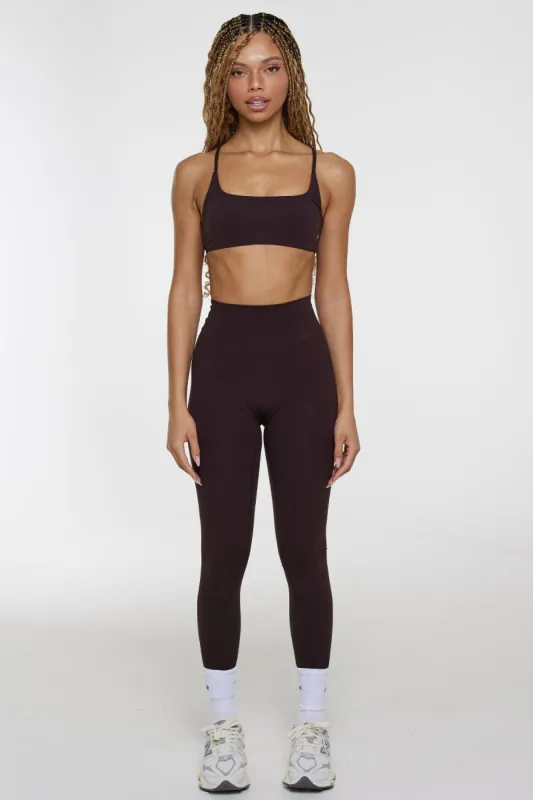 CLASSIC FIT LEGGINGS - BLACK COFFEE sold by Azur Fit