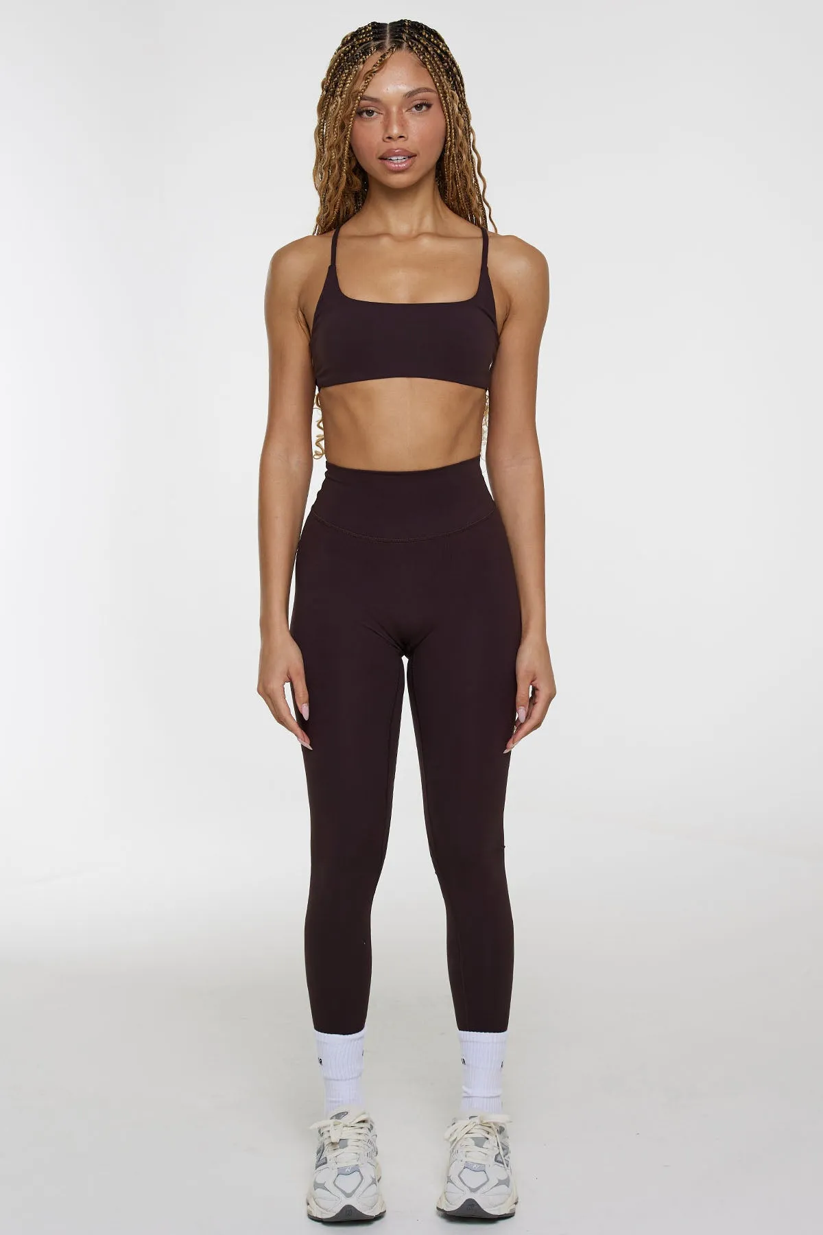 CLASSIC FIT LEGGINGS - BLACK COFFEE sold by Azur Fit