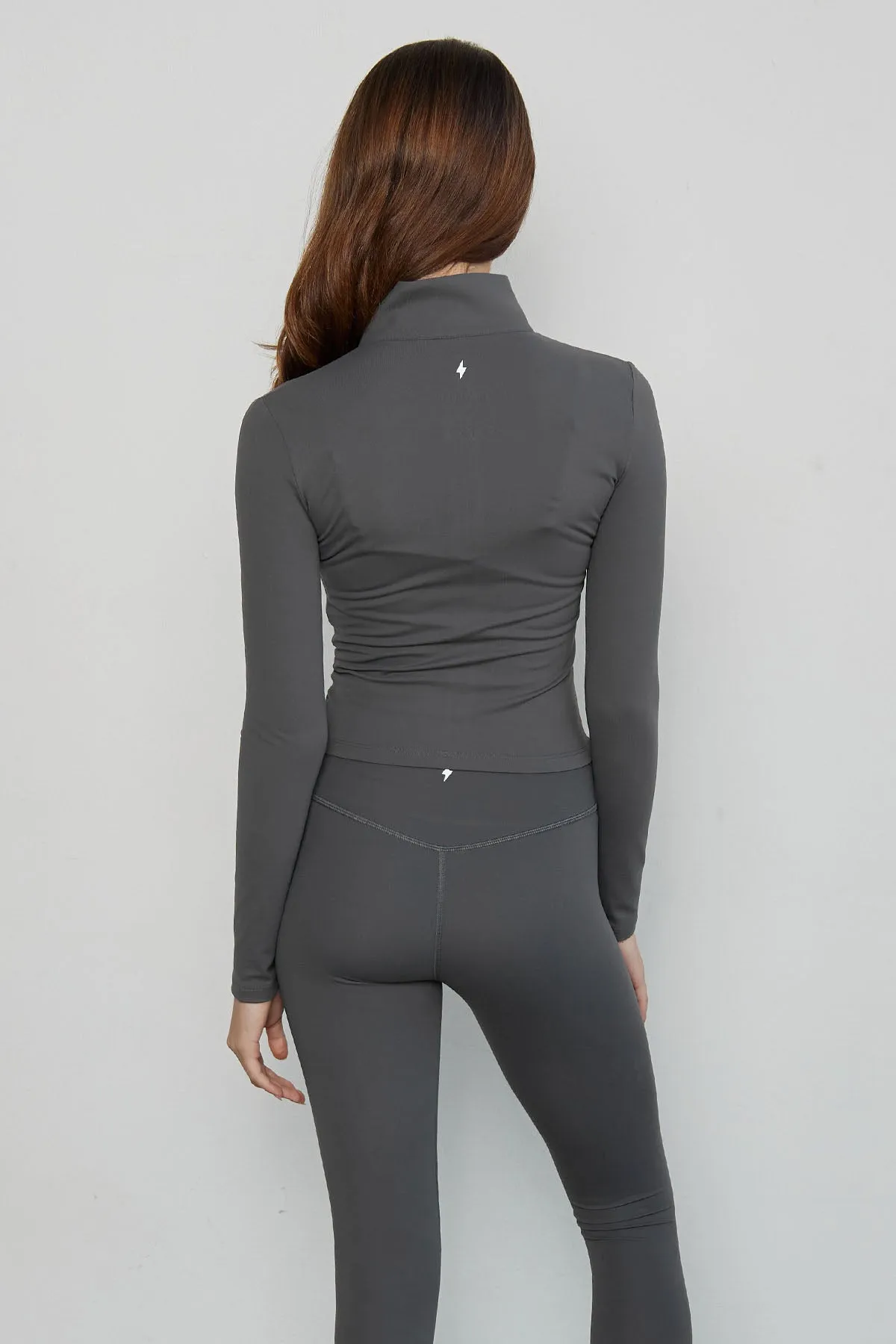 CLASSIC FIT ZIP UP - PAVEMENT sold by Azur Fit product image thumbnail 2