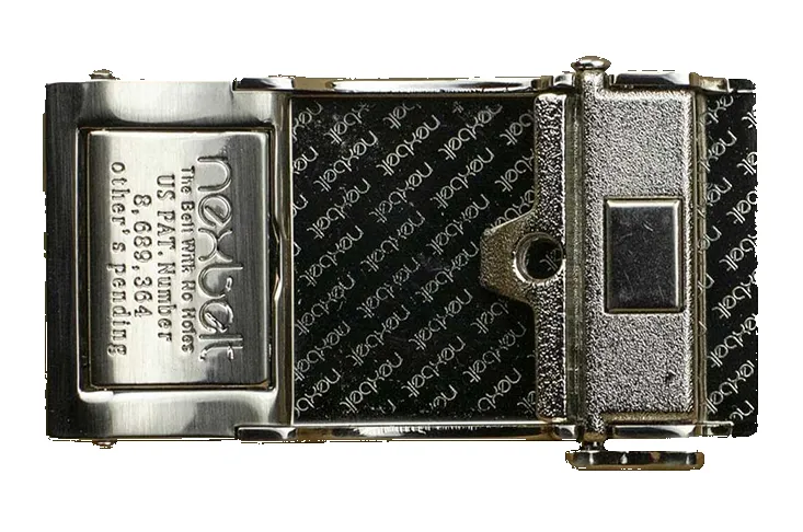 Shield Nickel Beveled Classic Golf Buckle, Fits 1 3/8" Straps sold by Nexbelt product image thumbnail 2