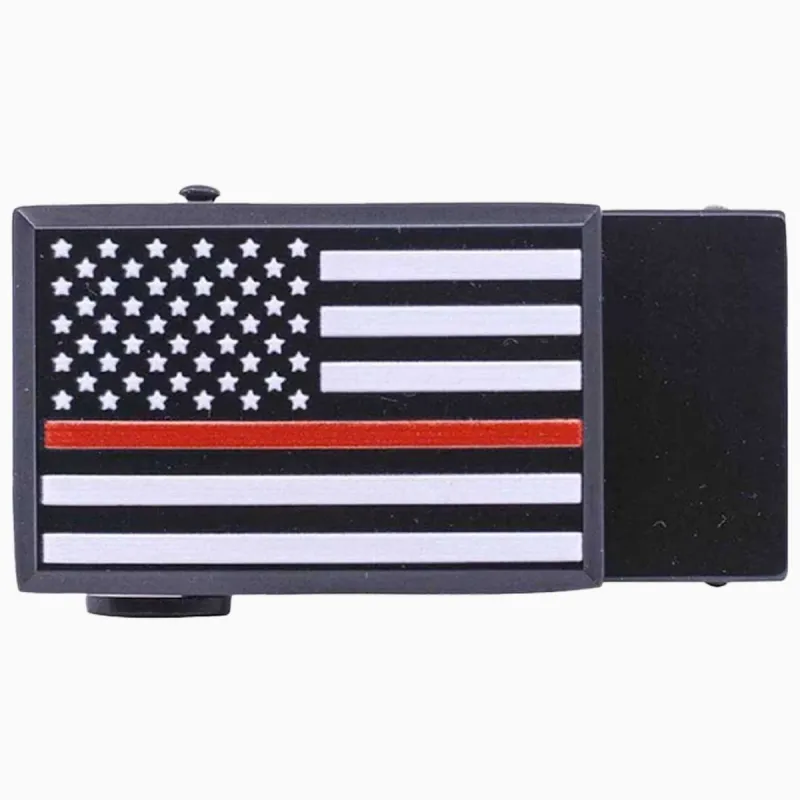 Thin Red Line Go-In Golf Buckle, Fits 1 3/8" Straps sold by Nexbelt