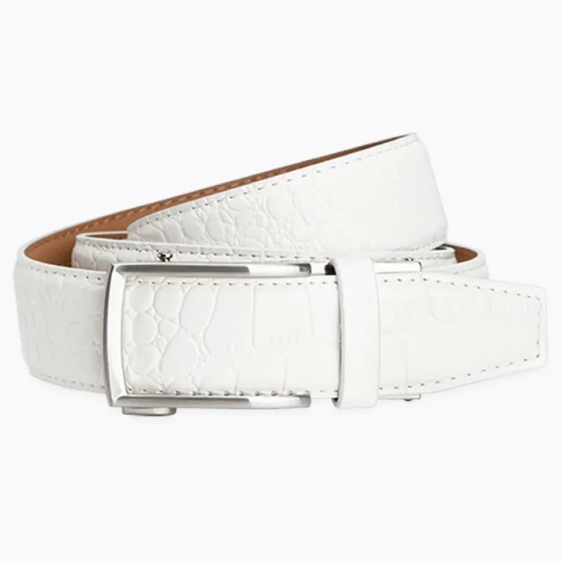 Alligator White Belt, 1 3/8" Strap [35mm] sold by Nexbelt