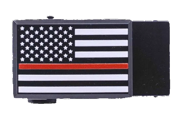 Thin Red Line Beveled Dress Buckle, Fits 1 3/8" Straps sold by Nexbelt