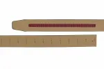 Thin Red Line Golf Belt 1.38" [35mm] sold by Nexbelt
