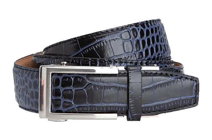 Cayman Black & Blue, 1 3/8" Strap, Belt sold by Nexbelt