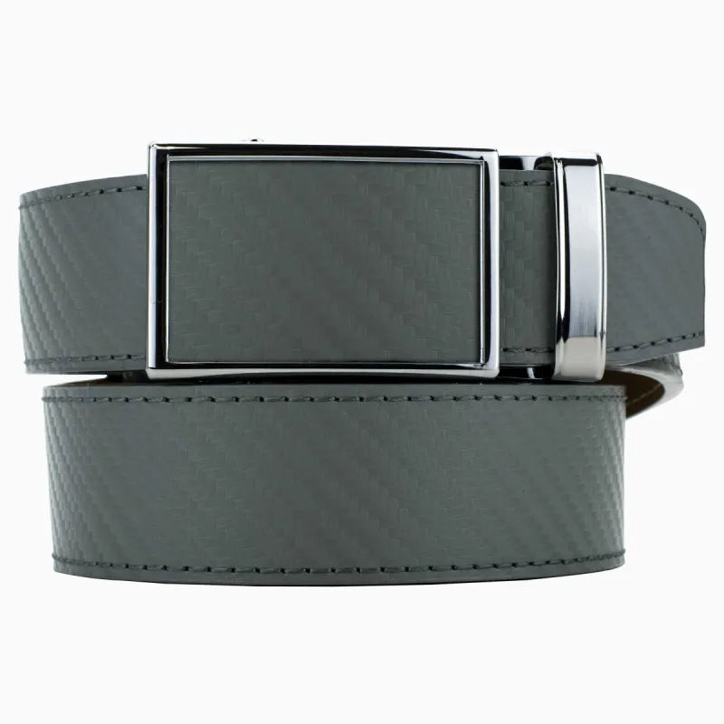 Go-In Storm Grey Carbon Golf Ratchet Belt 1 3/8" Strap [35mm] sold by Nexbelt