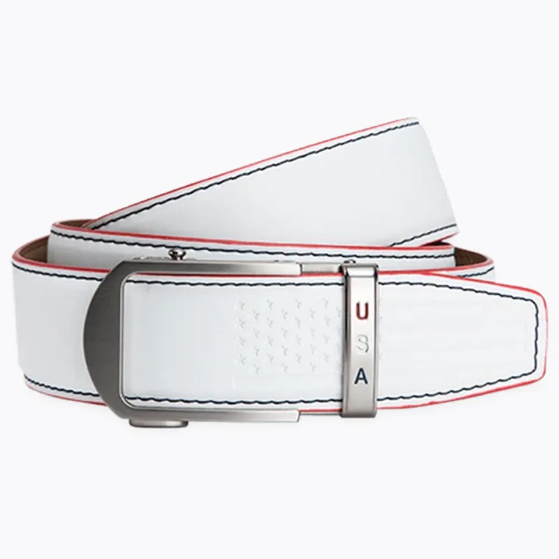 Anthem White Golf Ratchet Belt, 1 3/8" Strap [35mm] sold by Nexbelt