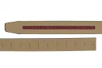 Camden Black Lizard Skin Belt 1 3/8" Strap [35mm] sold by Nexbelt