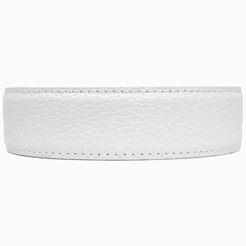 Pebble Grain Winner White Strap 1.38" [35mm] sold by Nexbelt