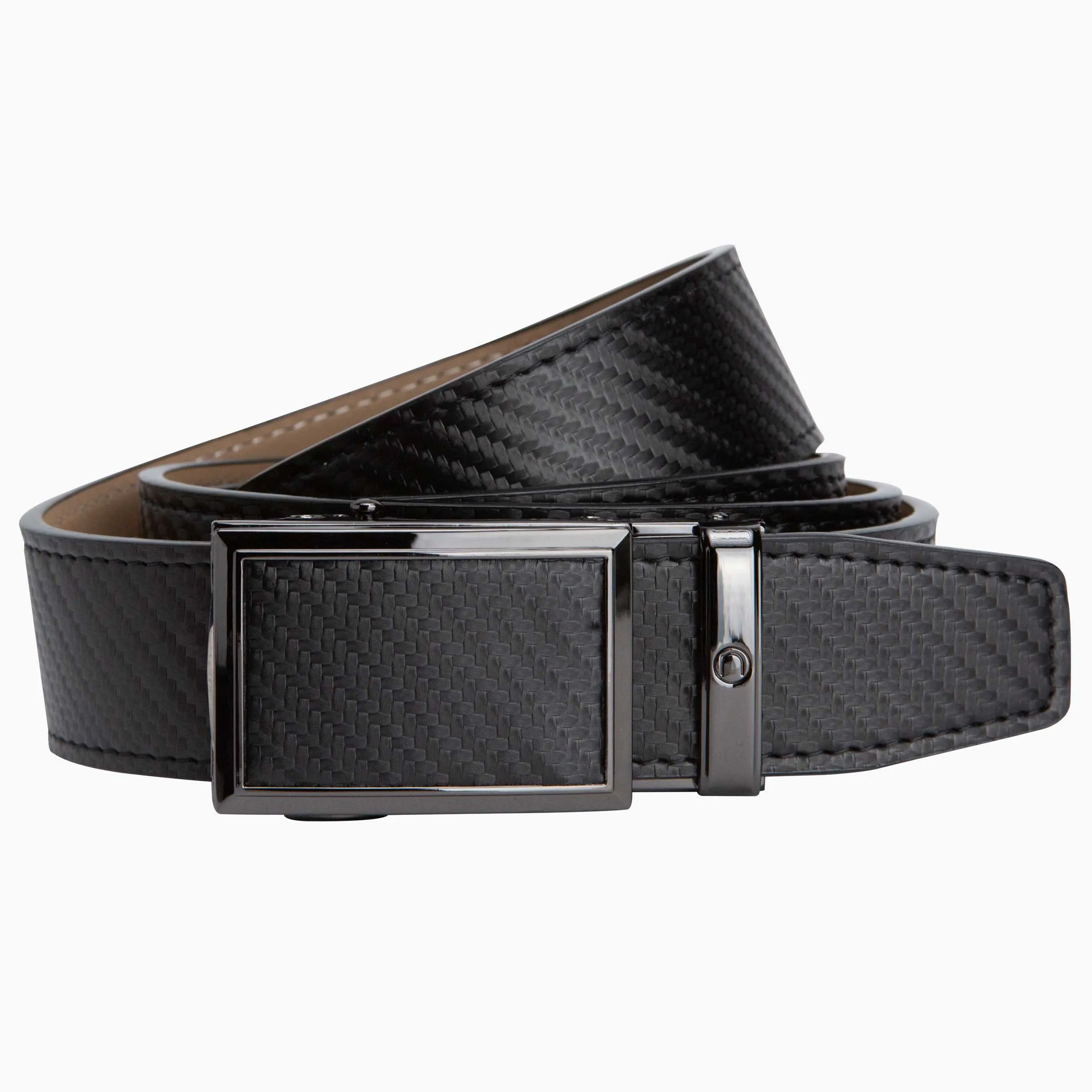 Fast Eddie Carbon Black, 1 3/8" Strap, Golf Belt sold by Nexbelt
