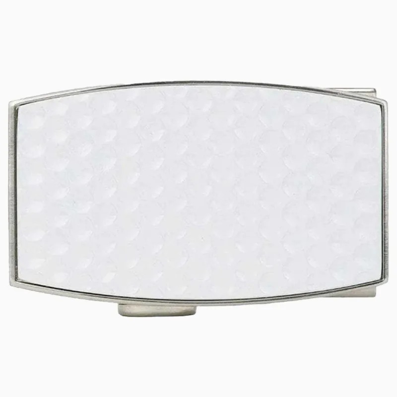 Aston Eagle White Golf Buckle, Fits 1.38" [35mm] Strap sold by Nexbelt