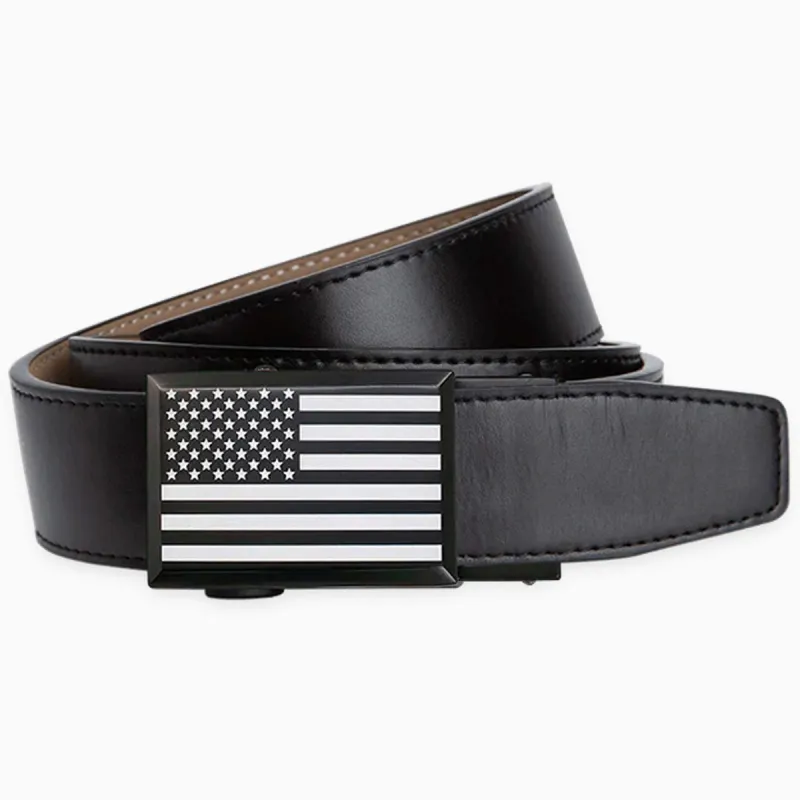 Heritage Classic USA Flag Black Dress Ratchet Belt 1 3/8" Strap [35mm] sold by Nexbelt