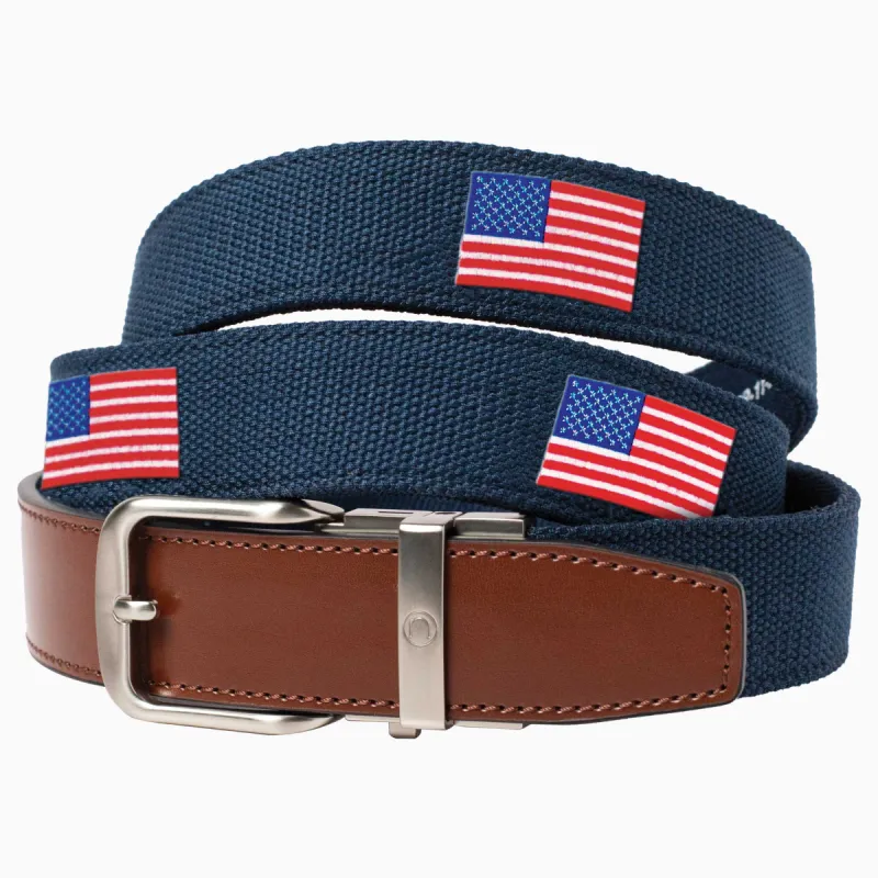Newport USA Navy Golf Ratchet Belt 1.38" [35mm] sold by Nexbelt