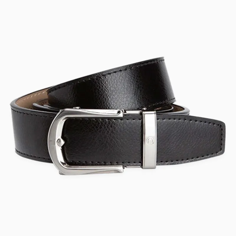 Frances Ebony Dress Ratchet Belt 1 3/8" Strap [35mm] sold by Nexbelt