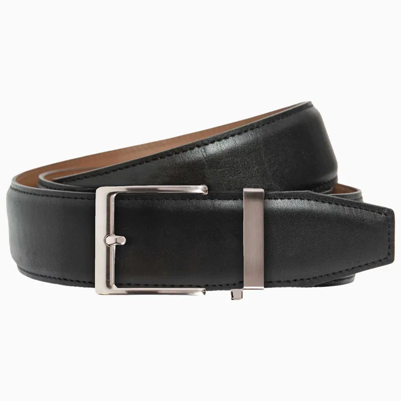 Smooth Black Dress Ratchet Belt 1.575" Strap [40mm] sold by Nexbelt