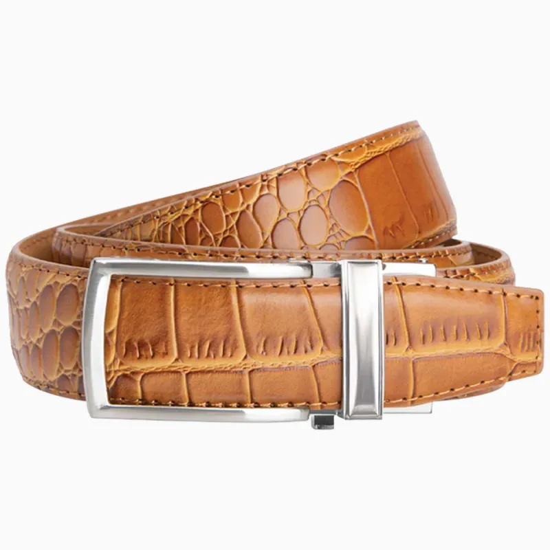 Alligator Tan V2 Ratchet Belt, 1 3/8" Strap [35mm] sold by Nexbelt