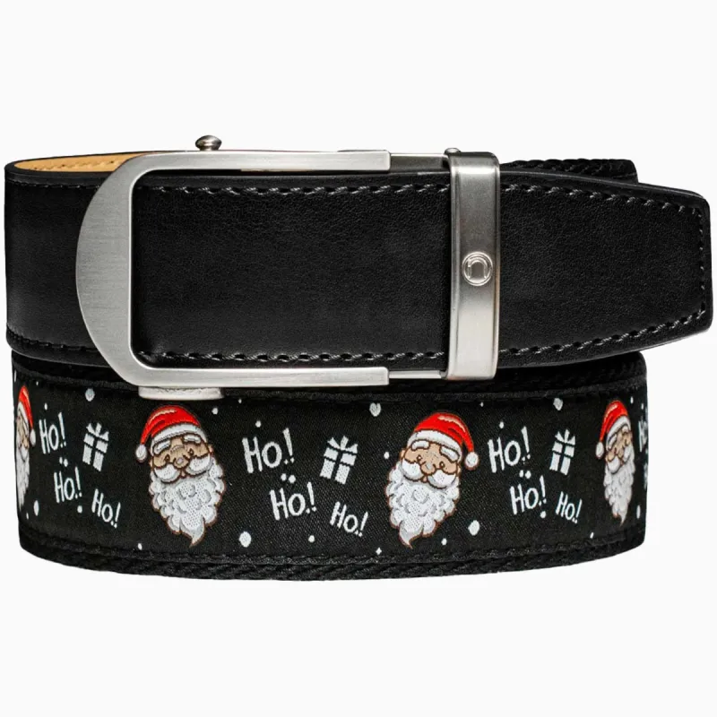 Hampton Santa Golf Ribbon Ratchet Belt 1.38" [35mm] sold by Nexbelt