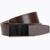Shield V.3 Espresso, 1 3/8" Strap, Custom Dress Belt sold by Nexbelt
