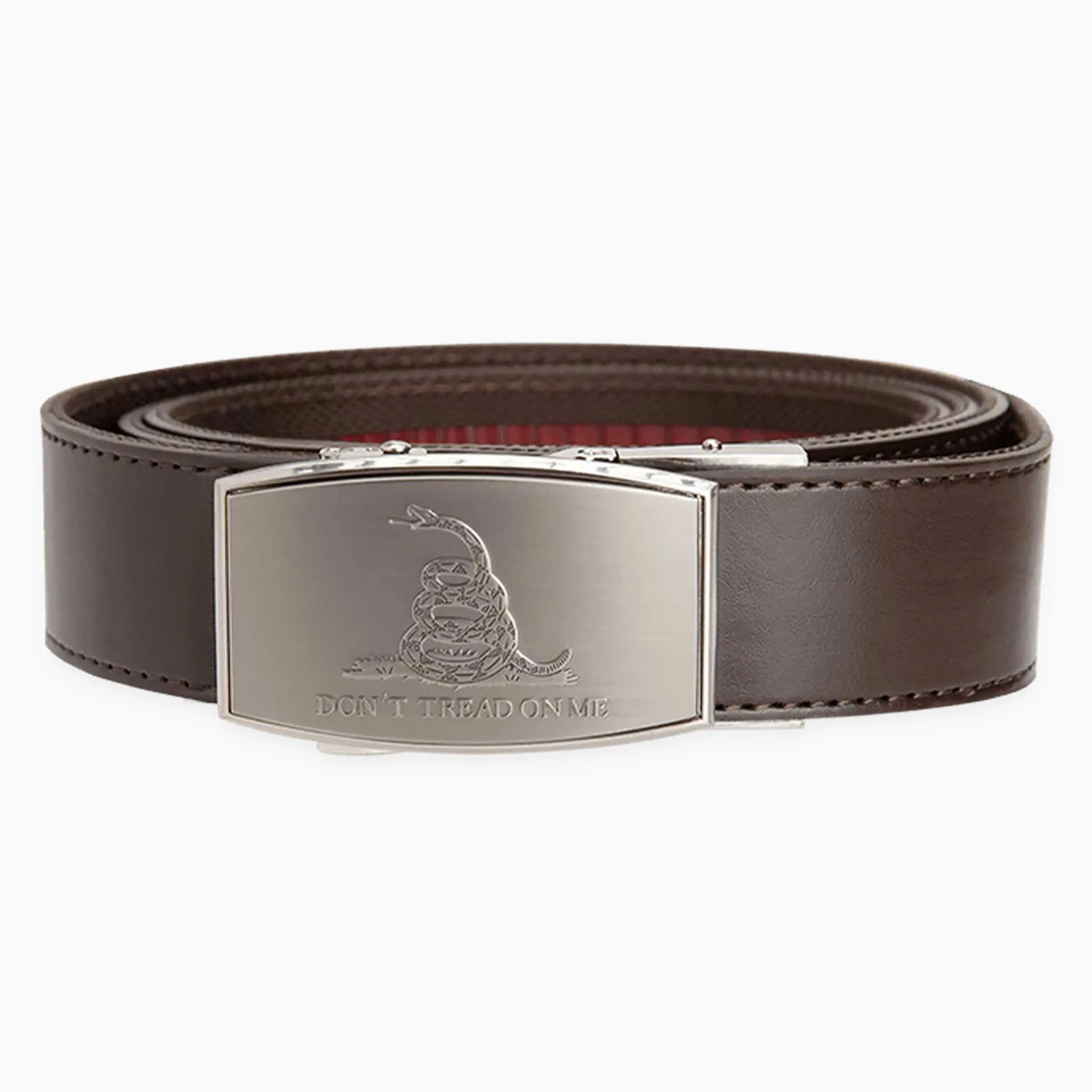 Gadsden Flag, Espresso 1 3/8" Strap, EDC Belt sold by Nexbelt