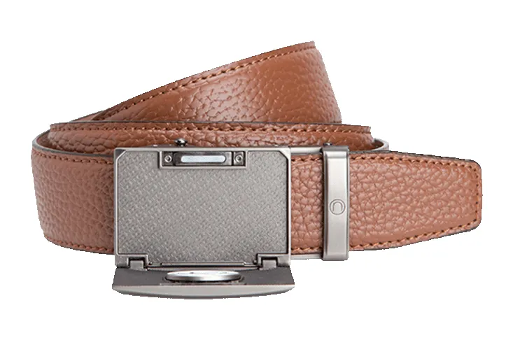 Go-In Pebble Grain Cognac, 1 3/8" Strap, Golf Belt sold by Nexbelt product image thumbnail 2